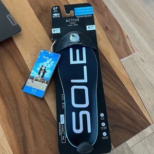NWT SOLE thick active arch supports heat moldable size M 7 W 9 orthotic